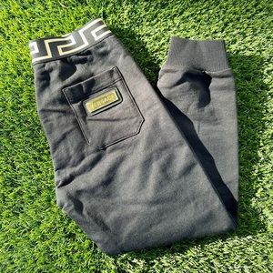 NWT! Versace Kids waistband-logo track pants Size 6A (Unisex)
